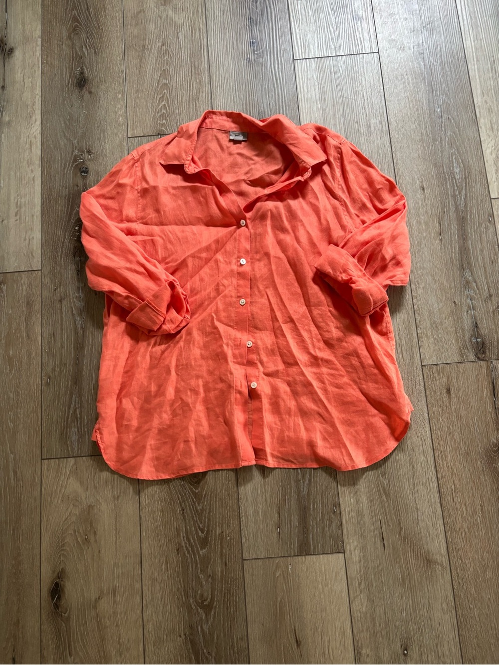 100% linen button-up shirt from J.Jill